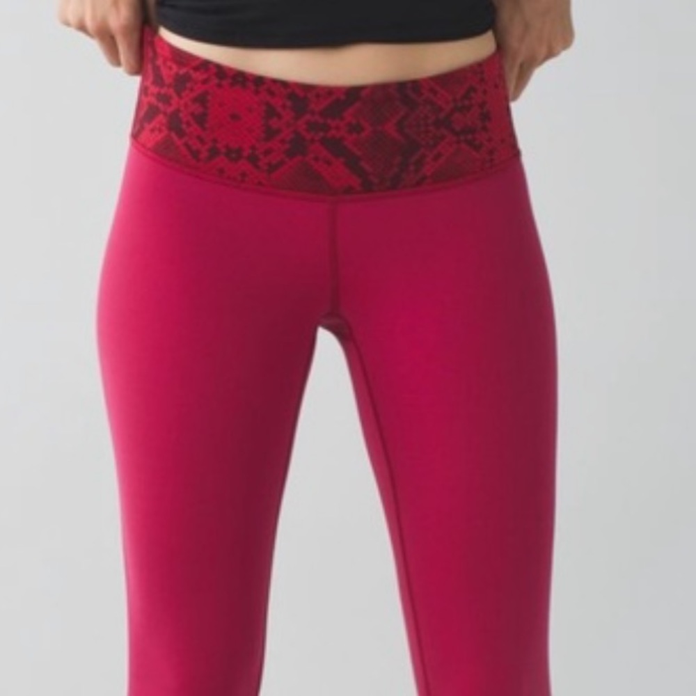 lululemon wunder under full length reversible leggings